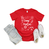 Custom Doodle Style Camp Tee