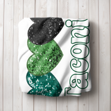 Sequin Heart Throw Blanket - Custom!