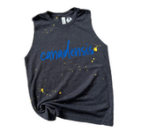 Girls Custom Camp Muscle Tank