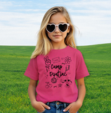 Custom Doodle Style Camp Tee