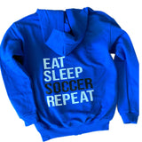 Boys Custom Sports Zip Up Hoodie