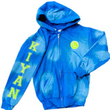 Boys Custom Sports Zip Up Hoodie