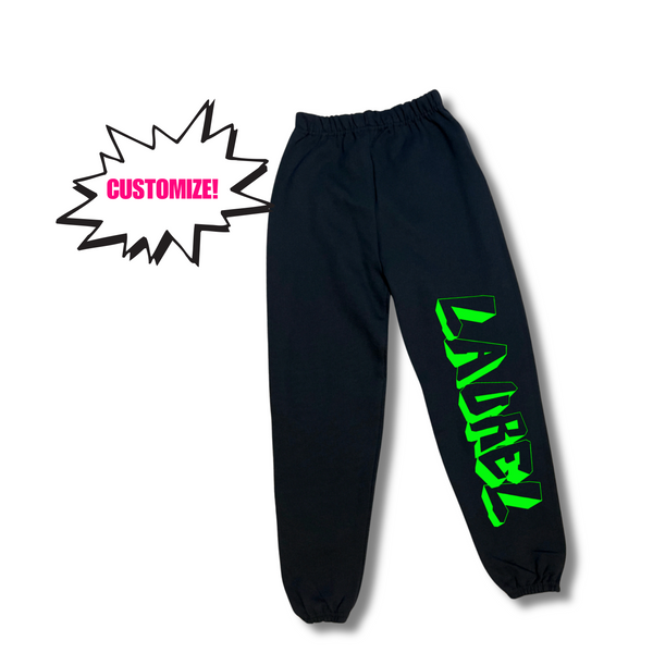 Custom Graffiti Sweatpants - Main Image