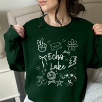 Custom Doodle Camp Crewneck