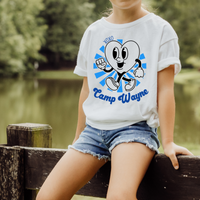 Retro Camp Heart Tee or Tank - Custom!