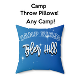 Custom Camp Throw Pillow!