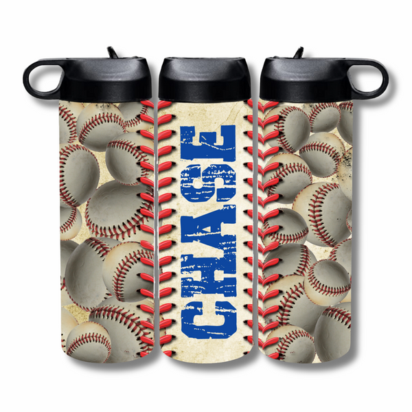 Personalized Baseball Water Bottle