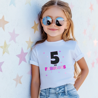 5 and Fabulous Birthday T-Shirt
