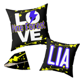 Personalized Camp Throw Pillow