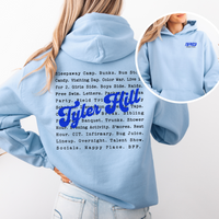 Custom Camp Word Collage Hoodie