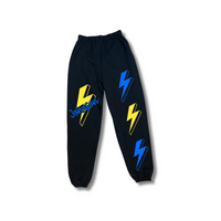 Custom Camp and School Spirit Lightning Bolt Hoodie