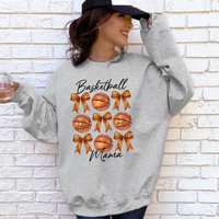 Personalized Basketball Mama Crewneck Sweatshirt