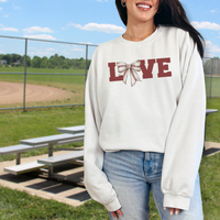 LOVE Baseball Crewneck