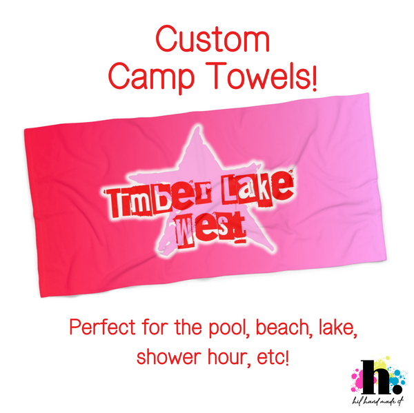 Custom Sleepaway Camp Towel