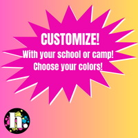 Custom Camp and School Spirit Lightning Bolt Hoodie