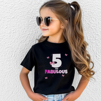 5 and Fabulous Birthday T-Shirt