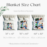 throw. blanket size chart