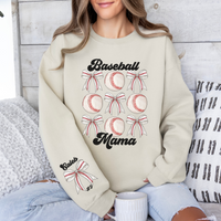Custom Baseball Mama Crewneck