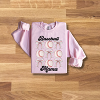 Custom Baseball Mama Crewneck