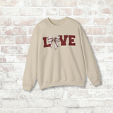 LOVE Baseball Crewneck