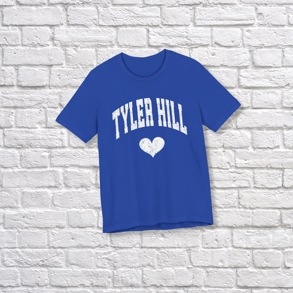 Varsity Camp Tee - Hearts or Footballs?