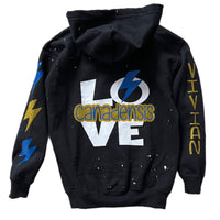 Girl's Custom Camp LOVE Zip Up Hoodie - Personalize!