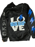 Girl's Custom Camp LOVE Zip Up Hoodie - Personalize!