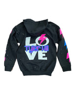 Girl's Custom Camp LOVE Zip Up Hoodie - Personalize!