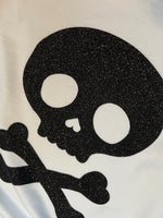 Girls Glitter Skull T-Shirt - Custom!