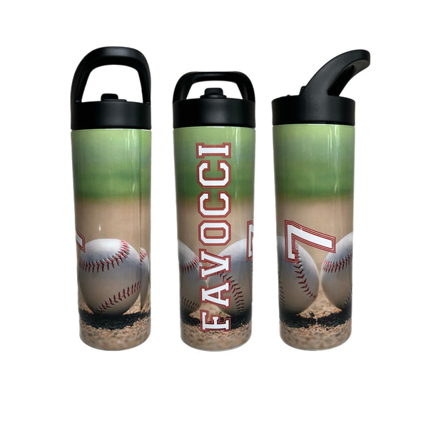 Baseball Water Bottle - Personalize!