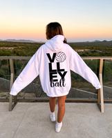 Girls Volleyball Hoodie