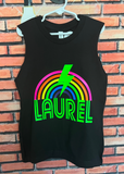 Girl's Custom Camp Rainbow Shirt