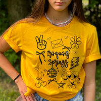 Custom Doodle Style Camp Tee
