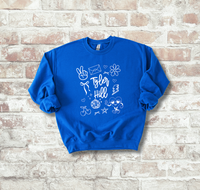 Custom Doodle Camp Crewneck