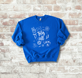 Custom Doodle Camp Crewneck