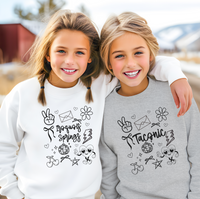 Custom Doodle Camp Crewneck