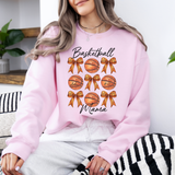 Personalized Basketball Mama Crewneck Sweatshirt