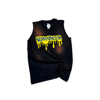 Custom Muscle Tank with Dripping Camp Name