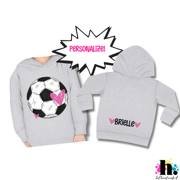 Toddler Soccer Hoodie -  Personalized!