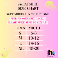 Girl's Crewneck Sweatshirt and Sweatpants Outfit - Custom!