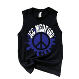 Girls Peace Sign Tank Top - Customize for Camp!