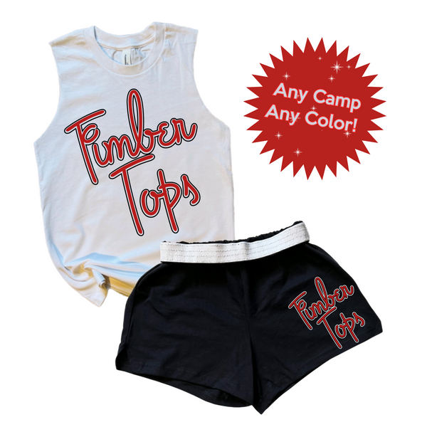 Custom Camp or School Shirt & Shorts Set