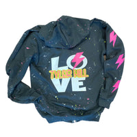 Girl's Custom Camp LOVE Zip Up Hoodie - Personalize!