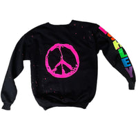 Girls Peace Crewneck - Personalized!