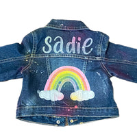 Custom Hand Painted Denim Jacket