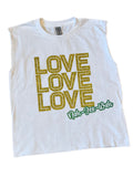 Girl’s LOVE LOVE LOVE Muscle Tank