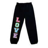 Girl's LOVE Varsity Style Sweatpants