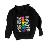 Girls Personalized GRL PWR Hoodie -