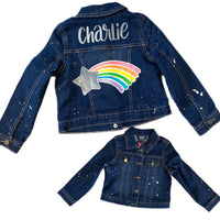 Girls Shooting Star Denim Jacket - Personalize!