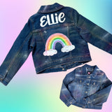 Custom Hand Painted Denim Jacket